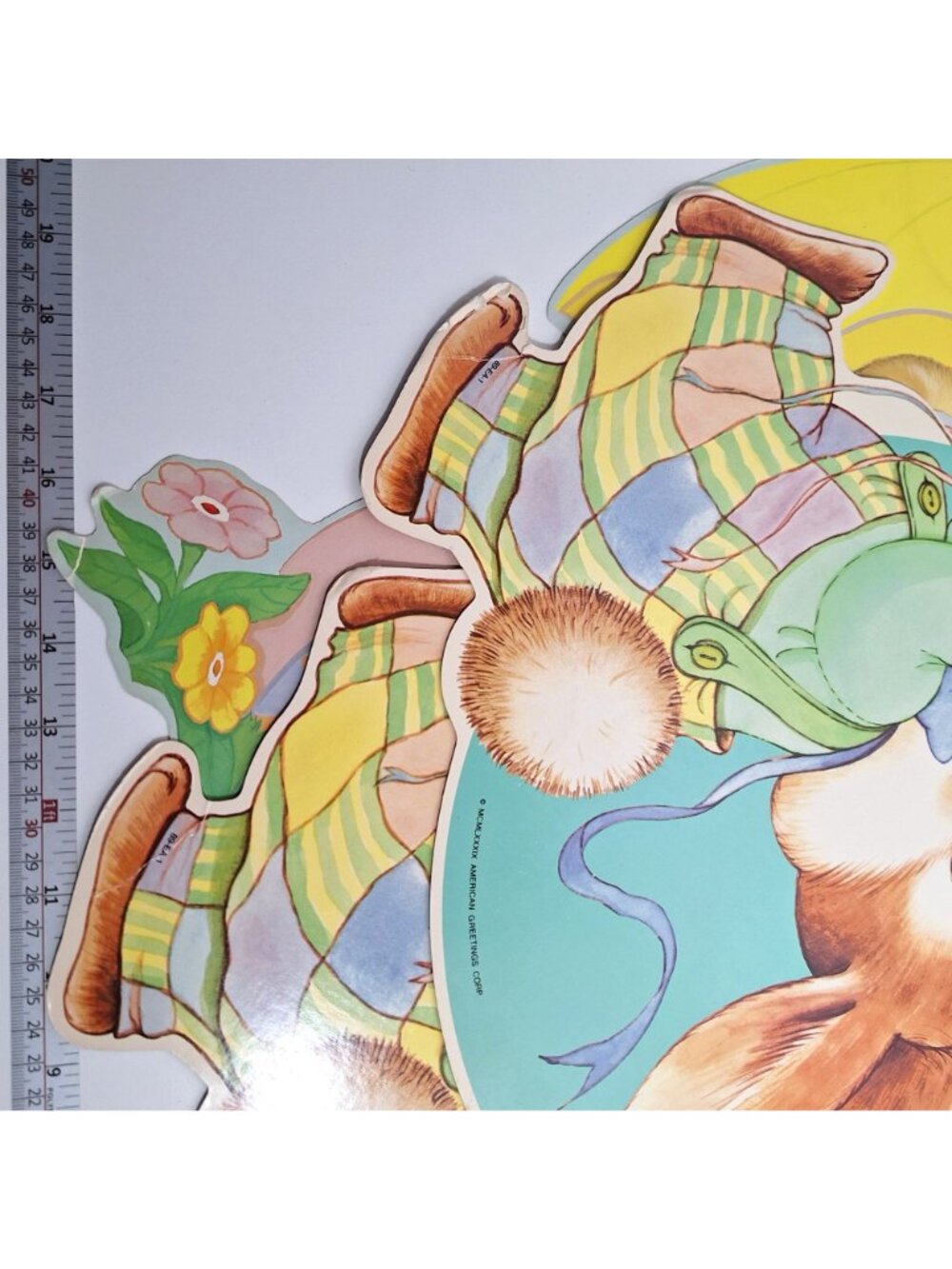 Easter Vintage 20" Die Cut Wall Decorations Eureka American Greetings Cardboard - Picture 6 of 12